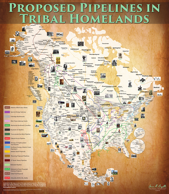 Proposed Pipelines In Tribal Homelands