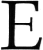 E