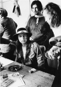 John Trudell, June 1971. photo by MICHELE VIGNES