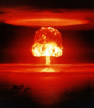 nuclear detonation of Castle Romeo “test”, 26 Mar 1954, Bikini Atoll Sacrifice, 11 megatons