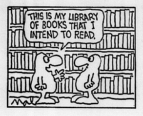 This is my library of books I intend to read
