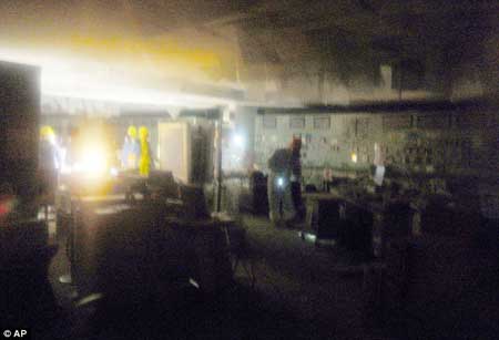 Fukushima NPP control room for Units 1 and 2