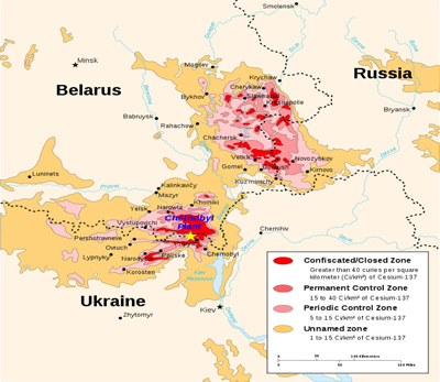 Chernobyl: Cs-137 contamination