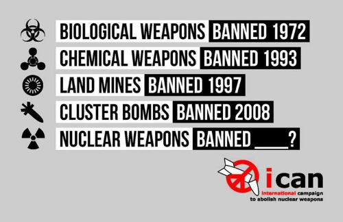 Historic vote at the UN means nuclear weapons will be illegal in 2017