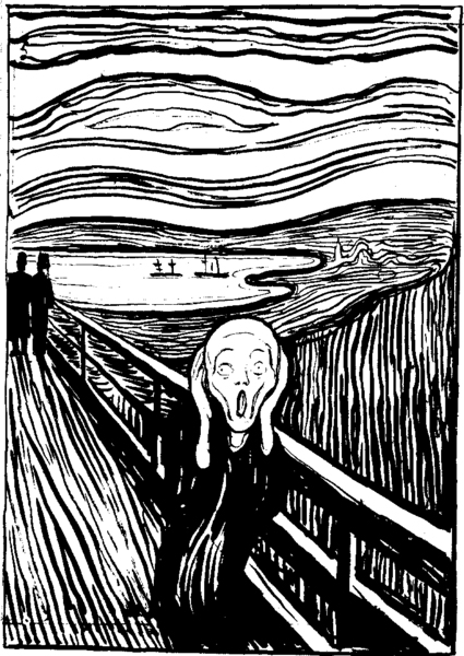 The Scream - lithograph