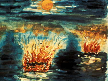 what a survivor of Hiroshima remembers: the smoke and the fires
