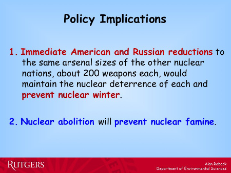 Policy Implications