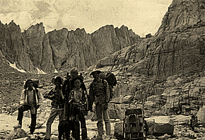 climbing
Mt. Whitney, summer '64