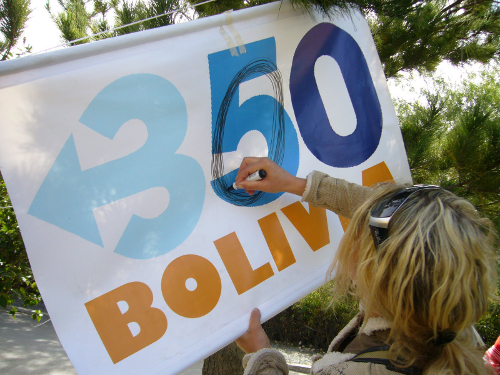 The People's Agreement called for a maximum of 300
parts per million of carbon dioxide