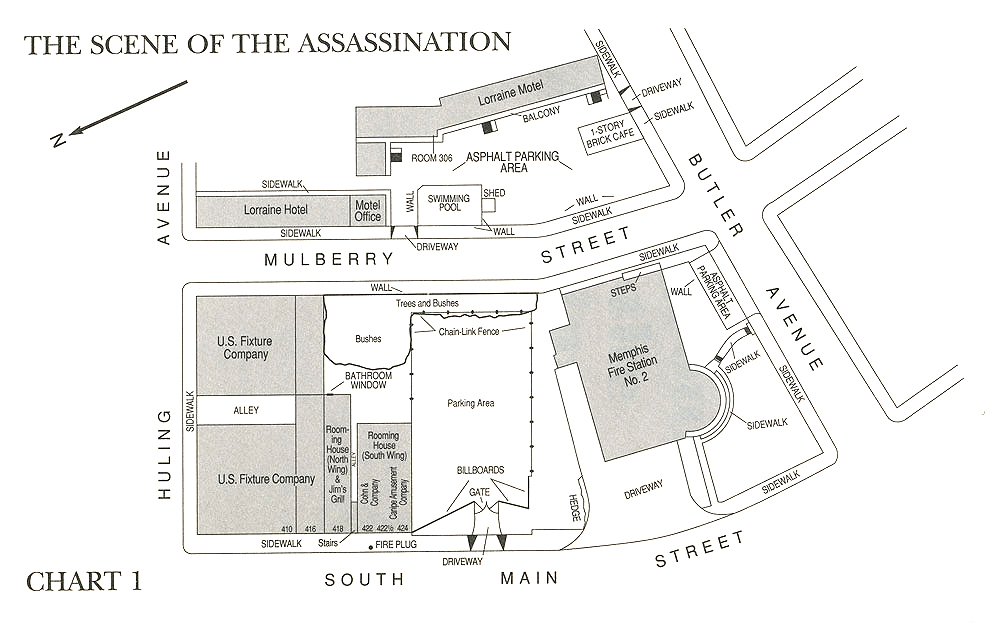 map in Memphis