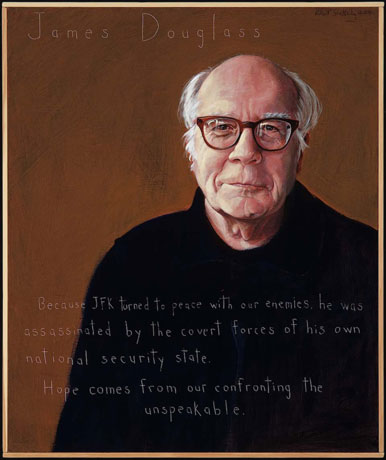 James Douglass Portrait by Robert Shetterly
