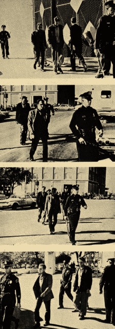 IMG#s 32-35: Policemen with 'tramps'