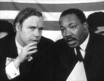 William F. Pepper with Martin Luther King, 1967