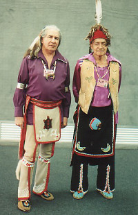 Chief Oren Lyons and Tadadaho Leon Shenandoah at Rio 1992