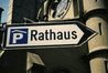 rathaus signpost