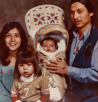 Tina and John Trudell family