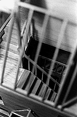 detail of rat haus stairwell